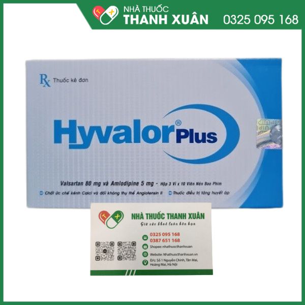 Hyvalor Plus 80mg/5mg điều trị tăng huyết áp